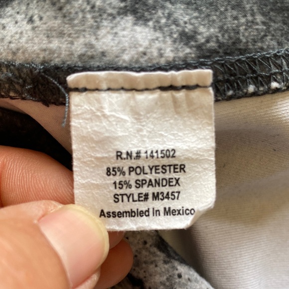 EVCR Women’s Black and Gray Tie-Dye workout Pants Size M - Picture 5 of 9